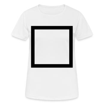 Thick square - Women's Breathable T-Shirt - white - Front - AI Model Female 172 dark (172cm)