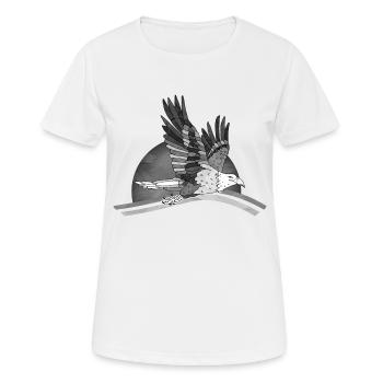 Bird - Women's Breathable T-Shirt - white - Front - AI Model Female 172 dark (172cm)