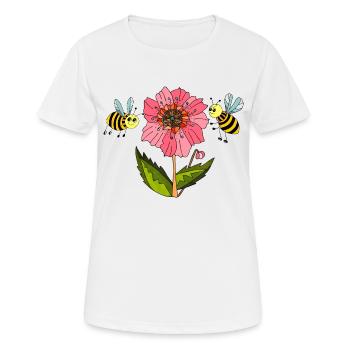 Insects - Women's Breathable T-Shirt - white - Front - AI Model Female 172 dark (172cm)