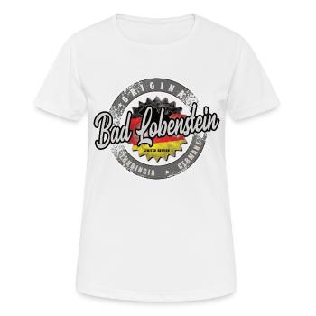 Original Germany Thüringen Bad Lobenstein - Frauen T-Shirt atmungsaktiv - Weiß - Vorne - AI Model Female 172 dark (172cm)