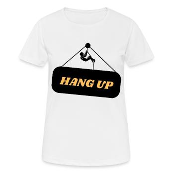 Un instant - T-shirt respirant Femme - blanc - Devant - AI Model Female 172 dark (172cm)