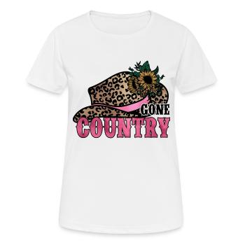 Musique country Rural Landei Country Musicien Maman - T-shirt respirant Femme - blanc - Devant - AI Model Female 172 dark (172cm)
