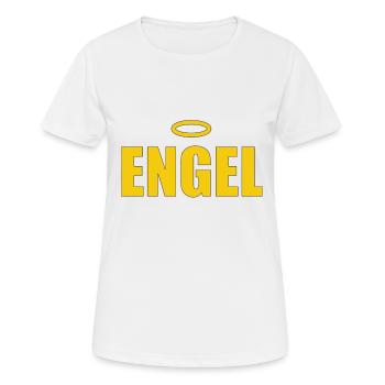ENGEL - HIMMEL - HEILIGENSCHEIN - Frauen T-Shirt atmungsaktiv - Weiß - Vorne - AI Model Female 172 dark (172cm)
