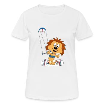 IGEL - KITE - KITER - KITESURFER - KITESURFEN - Frauen T-Shirt atmungsaktiv - Weiß - Vorne - AI Model Female 172 dark (172cm)