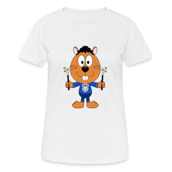 ZAUBERER - MAGIER - BIBER - OTTER - MARDER - Frauen T-Shirt atmungsaktiv - Weiß - Vorne - AI Model Female 172 dark (172cm)