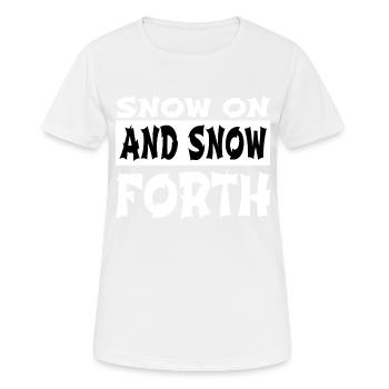 Bedroom under the Tree Santa Bubaprints - Women's Breathable T-Shirt - white - Front - AI Model Female 172 dark (172cm)