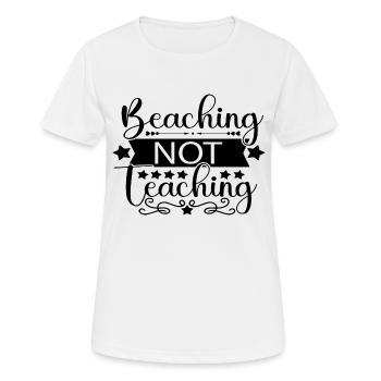 Échouer sans enseigner - T-shirt respirant Femme - blanc - Devant - AI Model Female 172 dark (172cm)
