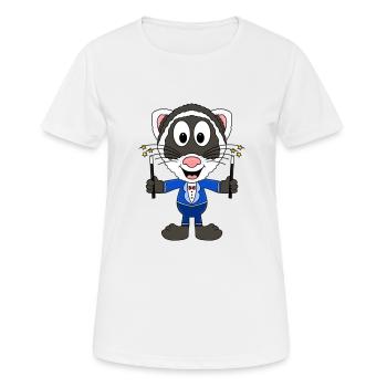 FRETTCHEN - ZAUBERER - ZAUBERN - MAGIE - TIER - Frauen T-Shirt atmungsaktiv - Weiß - Vorne - AI Model Female 172 dark (172cm)