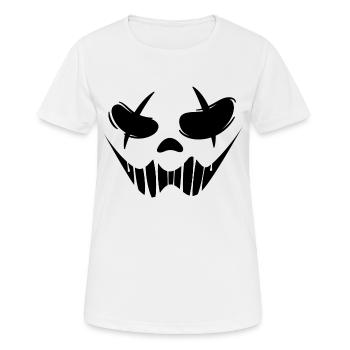 la peur - T-shirt respirant Femme - blanc - Devant - AI Model Female 172 dark (172cm)