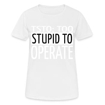 Gamer Encrypt Coding Hacking Hacking Code - Women's Breathable T-Shirt - white - Front - AI Model Female 172 dark (172cm)
