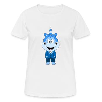 BRÄUTIGAM - HOCHZEIT - HEIRATEN - EINHORN - LIEBE - Frauen T-Shirt atmungsaktiv - Weiß - Vorne - AI Model Female 172 dark (172cm)