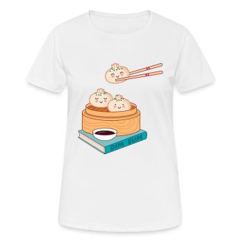 Dim sum - Women's Breathable T-Shirt - white - Front - AI Model Female 172 dark (172cm)