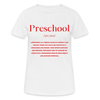 Preschool Definition - Women's Breathable T-Shirt - white - Front - AI Model Female 172 dark (172cm)