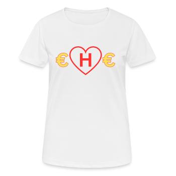 Teure Ehe - Frauen T-Shirt atmungsaktiv - Weiß - Vorne - AI Model Female 172 dark (172cm)