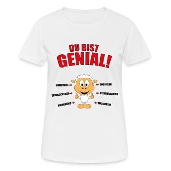 SCHAF - SCHAFE - Frauen T-Shirt atmungsaktiv - Weiß - Vorne - AI Model Female 172 dark (172cm)
