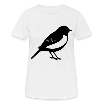 Bird - Women's Breathable T-Shirt - white - Front - AI Model Female 172 dark (172cm)