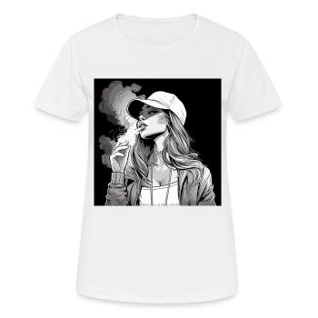 Swagger Jagger - T-shirt respirant Femme - blanc - Devant - AI Model Female 172 dark (172cm)
