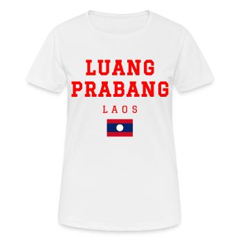 Luang Prabang Laos - Frauen T-Shirt atmungsaktiv - Weiß - Vorne - AI Model Female 172 dark (172cm)