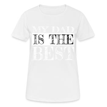 btc fun funny love present family crest amusing - Women's Breathable T-Shirt - white - Front - AI Model Female 172 dark (172cm)