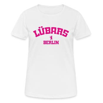 Lübars - Reinickendorf - Berlin - Deutschland - Frauen T-Shirt atmungsaktiv - Weiß - Vorne - AI Model Female 172 dark (172cm)