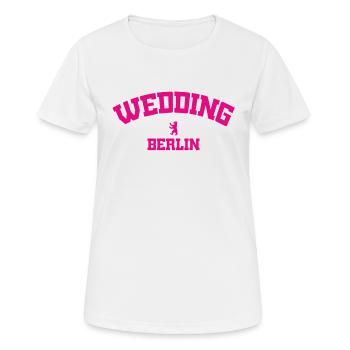 Mariage - Mitte - Berlin - Deutschland - Allemagne - T-shirt respirant Femme - blanc - Devant - AI Model Female 172 dark (172cm)