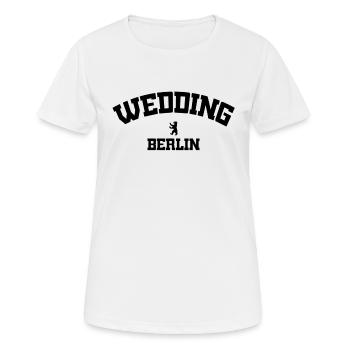 Mariage - Mitte - Berlin - Deutschland - Allemagne - T-shirt respirant Femme - blanc - Devant - AI Model Female 172 dark (172cm)
