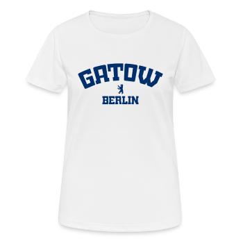 Gatow - Spandau - Berlin - Deutschland - Allemagne - T-shirt respirant Femme - blanc - Devant - AI Model Female 172 dark (172cm)