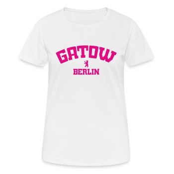 Gatow - Spandau - Berlin - Deutschland - Allemagne - T-shirt respirant Femme - blanc - Devant - AI Model Female 172 dark (172cm)