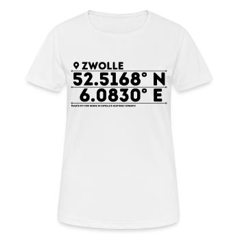 Zwolle: Medieval Charms & Culinary Temptations - Women's Breathable T-Shirt - white - Front - AI Model Female 172 dark (172cm)