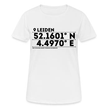 Leiden: Quaint Canals & Scholarly Heritage - Women's Breathable T-Shirt - white - Front - AI Model Female 172 dark (172cm)