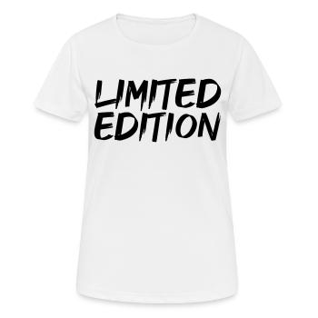 limited edition - Women's Breathable T-Shirt - white - Front - AI Model Female 172 dark (172cm)