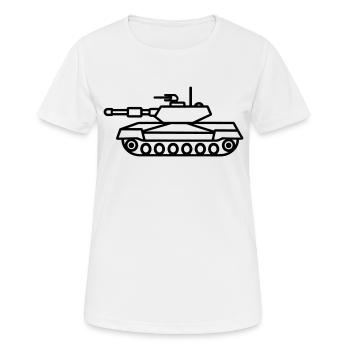 tank - Women's Breathable T-Shirt - white - Front - AI Model Female 172 dark (172cm)