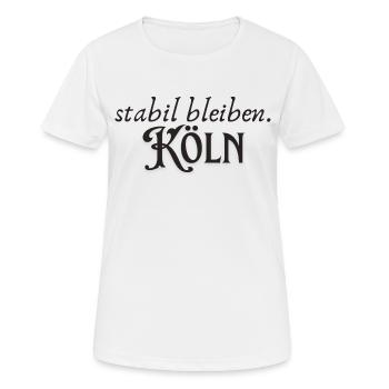 Staying stable Cologne - Women's Breathable T-Shirt - white - Front - AI Model Female 172 dark (172cm)