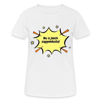Berlin Nu is jleich zappendusta! - Women's Breathable T-Shirt - white - Front - AI Model Female 172 dark (172cm)