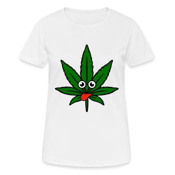 Sweedy is here! - Women's Breathable T-Shirt - white - Front - AI Model Female 172 dark (172cm)