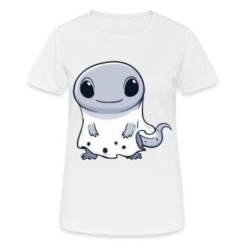 Lizard Halloween Funny Ghost - Women's Breathable T-Shirt - white - Front - AI Model Female 172 dark (172cm)