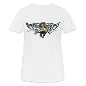 Lion - Women's Breathable T-Shirt - white - Front - AI Model Female 172 dark (172cm)