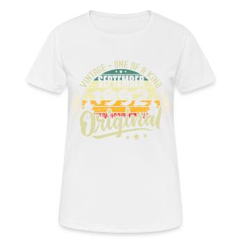 September 1992 Jubiläum 1992 September 1992 - Frauen T-Shirt atmungsaktiv - Weiß - Vorne - AI Model Female 172 dark (172cm)