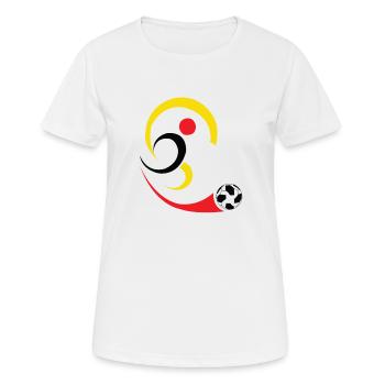 Soccer Germany Germany - Women's Breathable T-Shirt - white - Front - AI Model Female 172 dark (172cm)