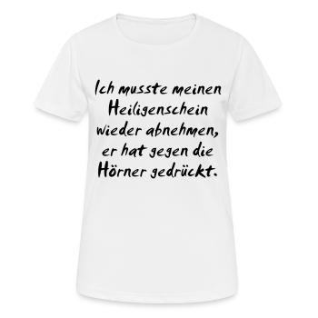 Sans auréole - T-shirt respirant Femme - blanc - Devant - AI Model Female 172 dark (172cm)