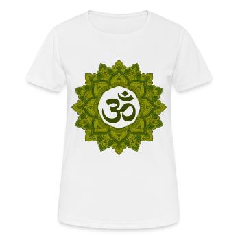 Mandala - T-shirt respirant Femme - blanc - Devant - AI Model Female 172 dark (172cm)