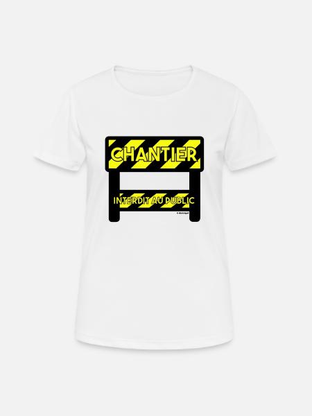 Work in progress - Women's Breathable T-Shirt - white