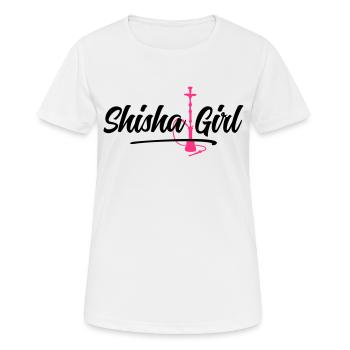 shisha girl - Frauen T-Shirt atmungsaktiv - Weiß - Vorne - AI Model Female 172 dark (172cm)