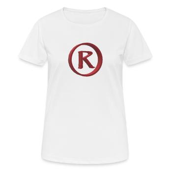 registered trademark - Women's Breathable T-Shirt - white - Front - AI Model Female 172 dark (172cm)
