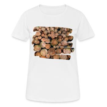 lumberjack - Women's Breathable T-Shirt - white - Front - AI Model Female 172 dark (172cm)