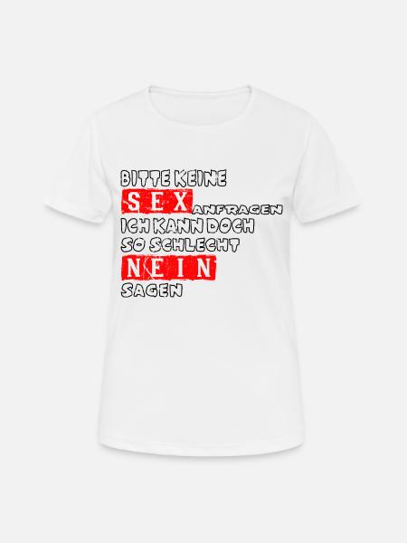 Lustiger Datingspruch für jede Malle Party - Frauen T-Shirt atmungsaktiv - Weiß