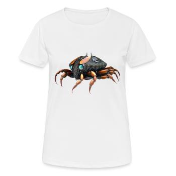 Weltraum Krabbe - Frauen T-Shirt atmungsaktiv - Weiß - Vorne - AI Model Female 172 dark (172cm)