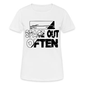 physics christmas birthday present present idea - Women's Breathable T-Shirt - white - Front - AI Model Female 172 dark (172cm)