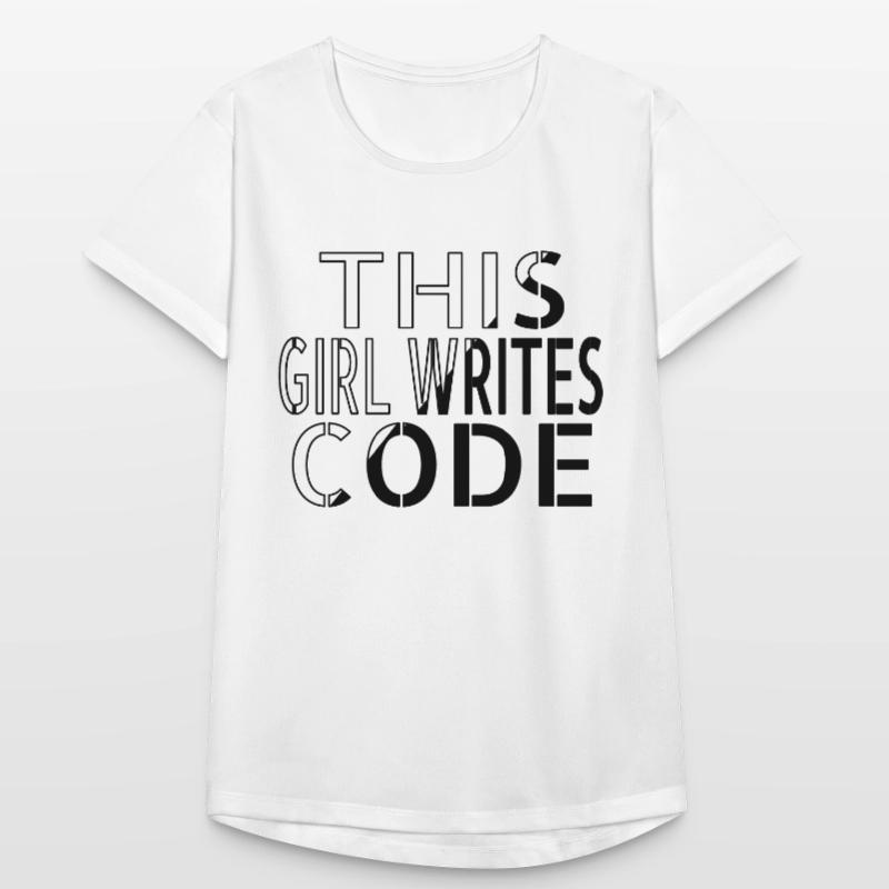 Humour Codage Déclaration sur les technologies de l’information T-shirt respirant Femme