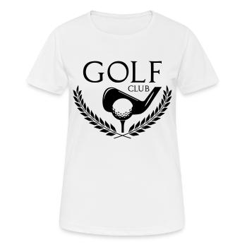 Golf club - Women's Breathable T-Shirt - white - Front - AI Model Female 172 dark (172cm)